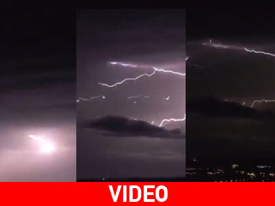 Εντυπωσιακή καταιγίδα στον Καναδά