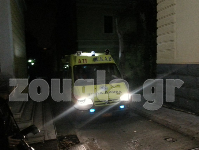 Ασθενοφόρο του ΕΚΑΒ παρέλαβε τον Π. Ευσταθίου