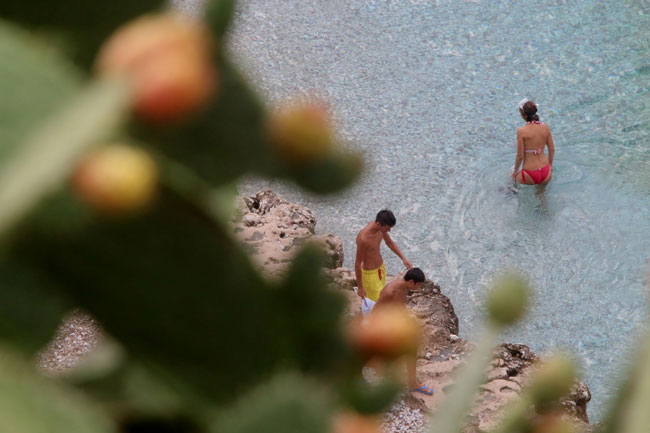 Κολύμπι με... βροχή στην Αργολίδα