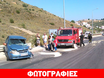 Tροχαίο στη Μυτιλήνη