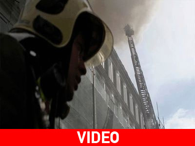 Μεγάλη πυρκαγιά σε κτίριο 25 ορόφων στη Ρωσία