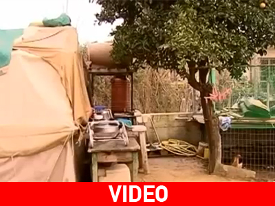 Πολυμελής οικογένεια ζει σε μια σκηνή…