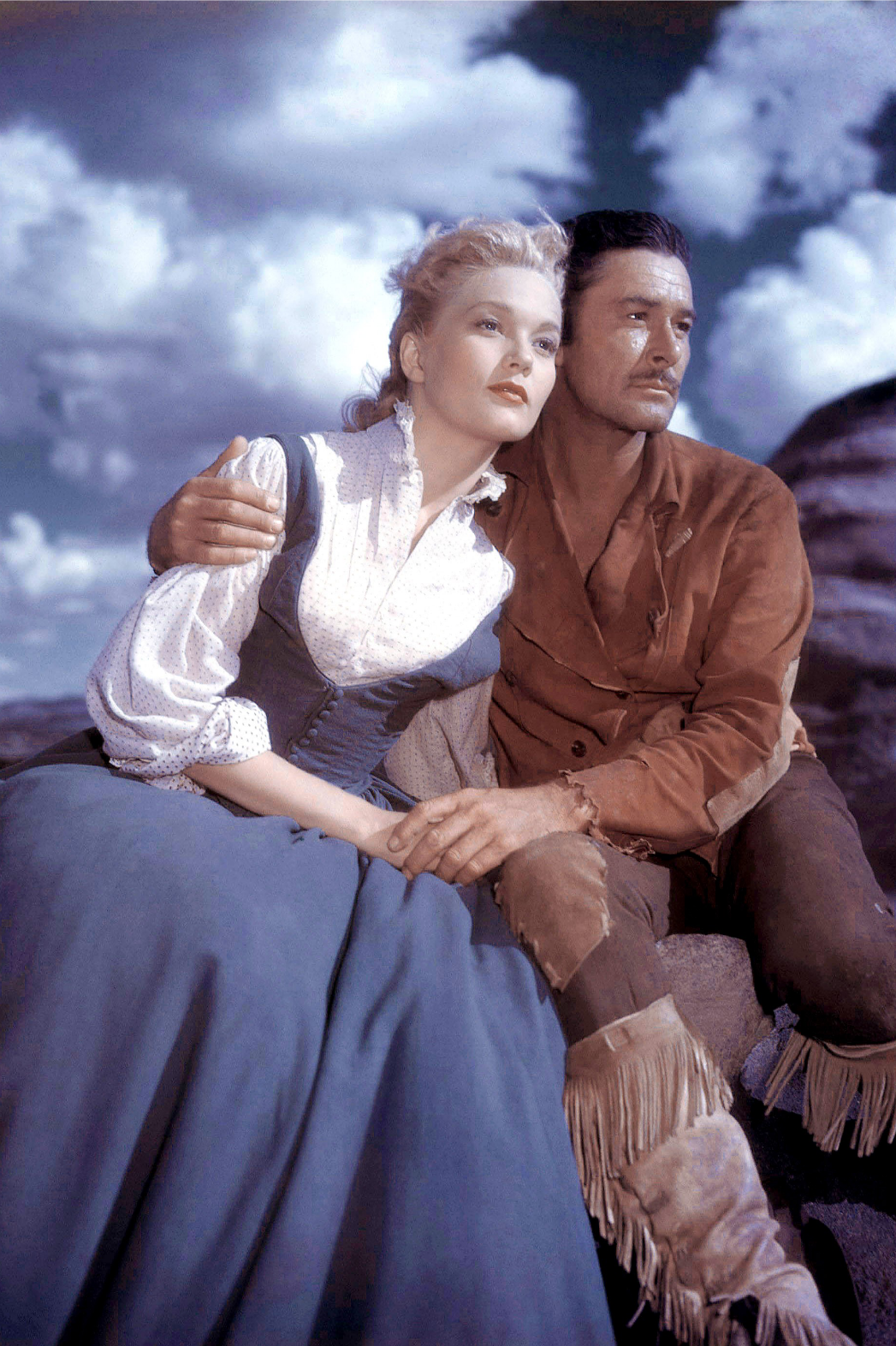 Με τον Έρρολ Φλιν από την ταινία Rocky Mountain