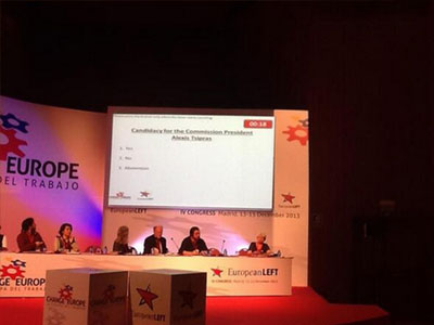 Τσίπρας: Με 84% υποψήφιος της Ευρωπαϊκής Αριστεράς για την Κομισιόν