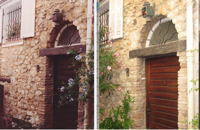 Η είσοδος του σπιτιού