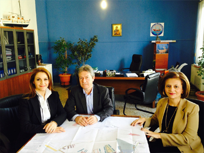 Στο Βόλο για το λιμάνι η Μ. Ιατρίδη