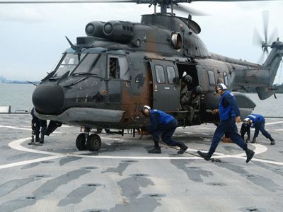 Διακομιδή ασθενούς με ελικόπτερο από κρουαζιερόπλοιο