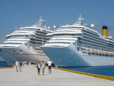 Δύο κρουαζιερόπλοια στη Θεσσαλονίκη