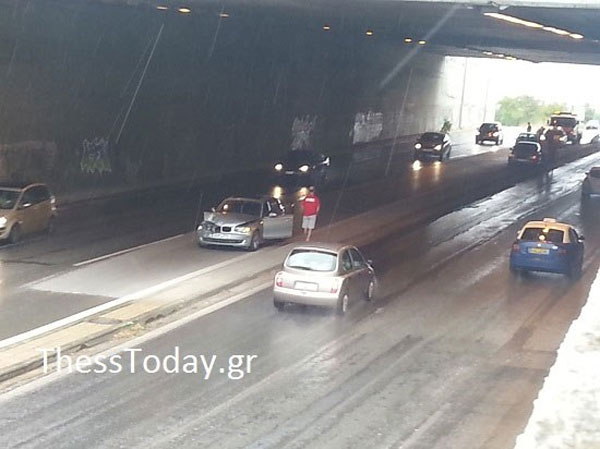 Καραμπόλα στη Θεσσαλονίκη