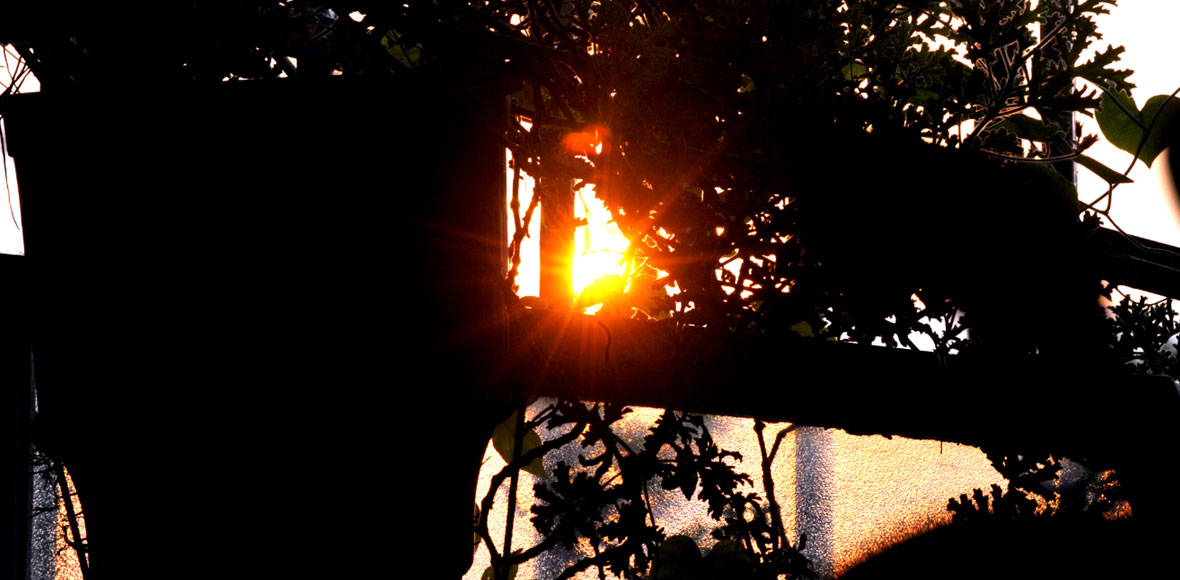 Ηλιοβασίλεμα στο μπαλκόνι