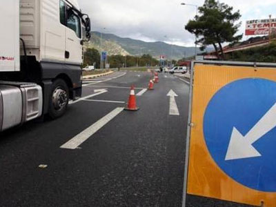 Ρυθμίσεις κυκλοφορίας στην Ε.Ο. Αθηνών-Λαμίας