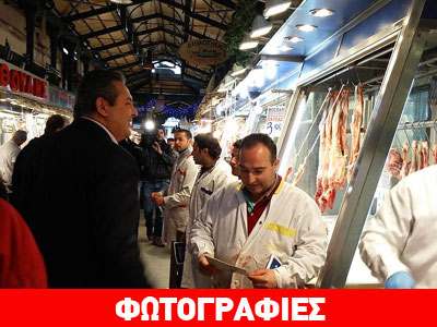 Επίσκεψη Καμμένου στη Βαρβάκειο