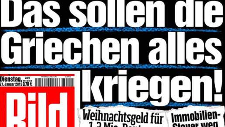 Η ταυτότητα της Bild: Ποια είναι η εφημερίδα με την επιθετική ρητορική κατά της Ελλάδας