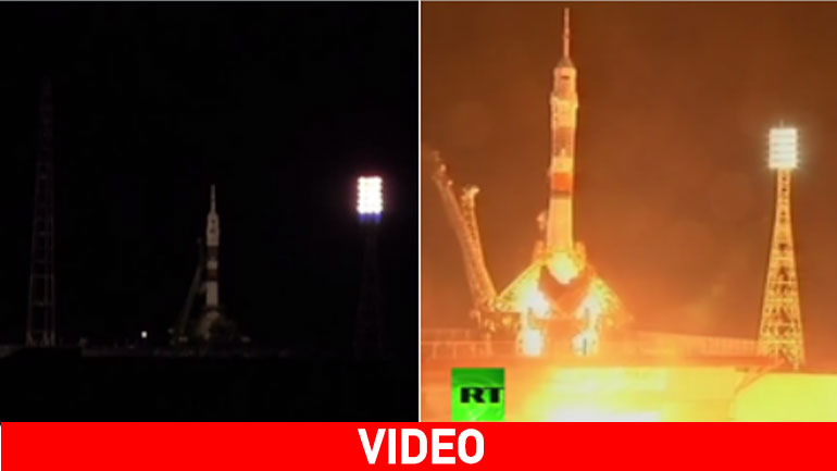 Τρεις αστροναύτες έφτασαν στον ISS με διαστημόπλοιο Soyuz