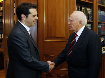 Συνάντηση Τσίπρα με Παπούλια-Βενιζέλο-Θεοδωράκη σήμερα