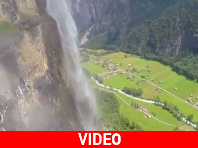 Πετώντας μέσα από έναν καταρράκτη…