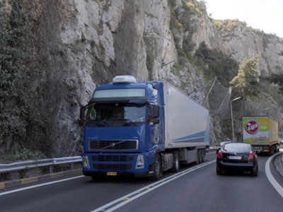Διακοπή κυκλοφορίας στην Κοιλάδα των Τεμπών