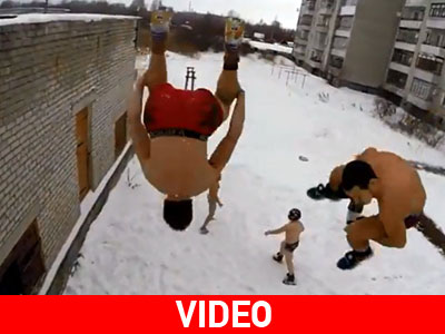 Παιχνίδι στο χιόνι… διαφορετικό από τα συνηθισμένα
