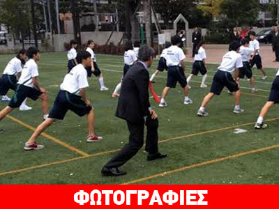Οι… αθλοπαιδιές του Λοβέρδου στην Ιαπωνία