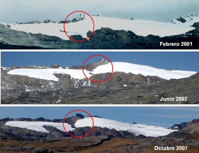 Το λιώσιμο των πάγων με το πέρασμα των χρόνων