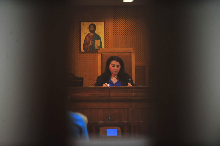 Η πρόεδρος του δικαστηρίου