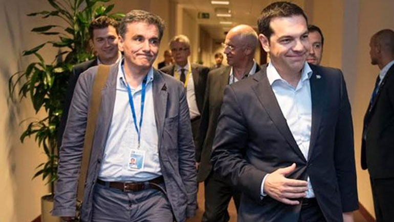 Σε εξέλιξη συνάντηση Τσίπρα-Τσακαλώτου