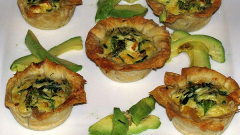 Ταρτέλες με μπρόκολο και κατσικίσιο τυρί