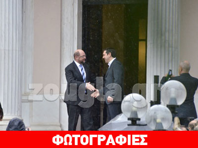 Ο Μάρτιν Σουλτς στο Μέγαρο Μαξίμου