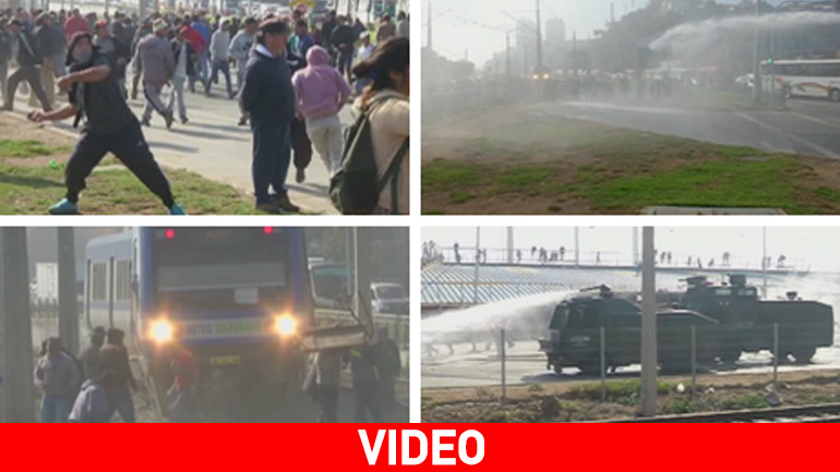 Επεισόδια με πρωταγωνιστές ψαράδες και αστυνομικούς στη Χιλή