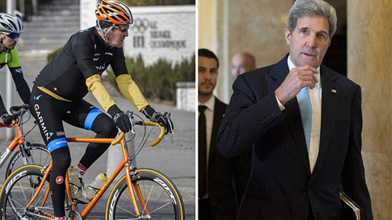 To ποδηλατικό ατύχημα του Αμερικανού ΥΠΕΞ To ποδηλατικό ατύχημα του Αμερικανού ΥΠΕΞ