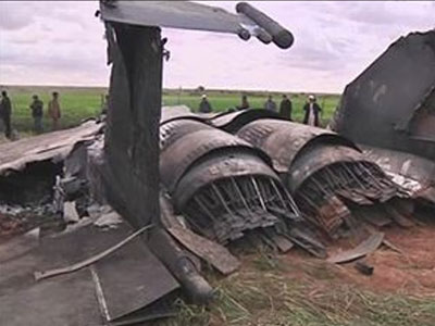 Συντριβή πολεμικού αεροσκάφους στη Συρία