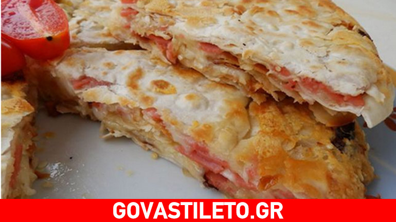 Σπιτική ζαμπονοκασερόπιτα για τα παιδιά σας