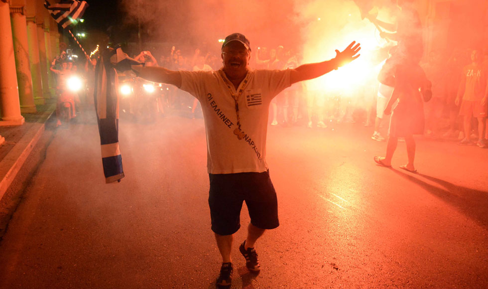 Πανηγυρισμοί για την Εθνική!
