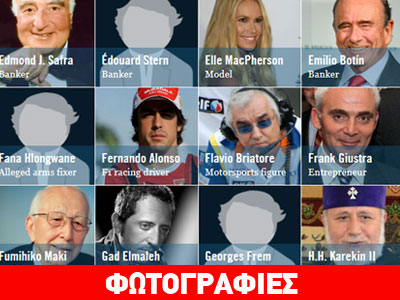 Στα «άδυτα» της φοροδιαφυγής: 61 oνόματα διασήμων αποκαλύπτονται από το SwissLeaks -Προφίλ Ελλήνων μεγαλοκαταθετών