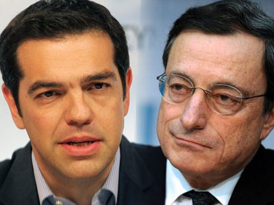 Τηλεφωνική επικοινωνία Ντράγκι-Τσίπρα: Τι ειπώθηκε για την απόφαση της ΕΚΤ