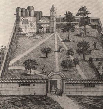 Αντίγραφο του 18ου αιώνα της Εκκλησιας Παναγίας της Παμακάριστου , έδρας του πατριαρχείου   1456 ως το 1587