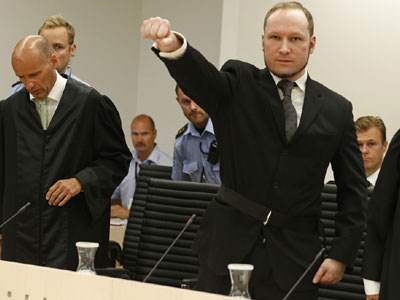 Αποκηρύσσει τη βία ο μακελάρης του Όσλο