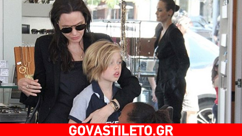 Angelina Jolie: Βγήκε για ψώνια με τις κόρες της χωρίς μακιγιάζ!