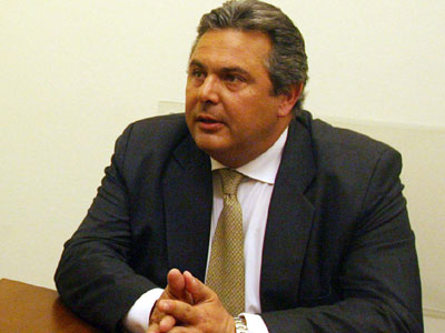 Έκτακτη συνέντευξη Τύπου παραχωρεί ο Πάνος Καμμένος