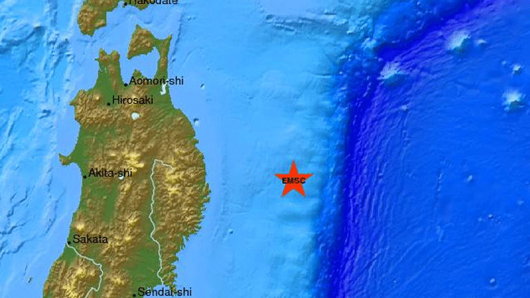 Δύο σεισμοί 5,7 και ένας 5,9R ανοικτά της Χονσού εντός 10 λεπτών