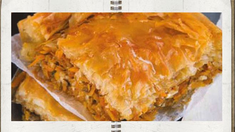 Καροτόπιτα με σπιτική ζύμη