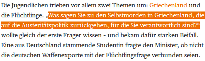 H επίμαχη ερώτηση για τις αυτοκτονίες στην Ελλάδα