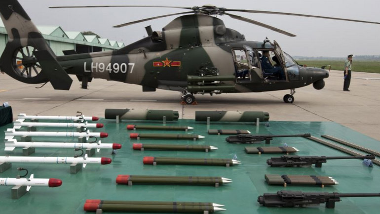 Η Κίνα τρίτη σε εξαγωγές όπλων παγκοσμίως