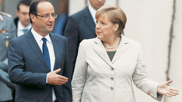 Στο Βερολίνο ο Ολάντ για να παράσχει διαβεβαιώσεις στη Μέρκελ για τις μεταρρυθμίσεις