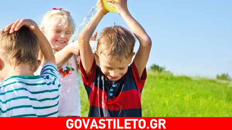 Διασκεδαστικές και δροσιστικές δραστηριότητες με τα παιδιά!