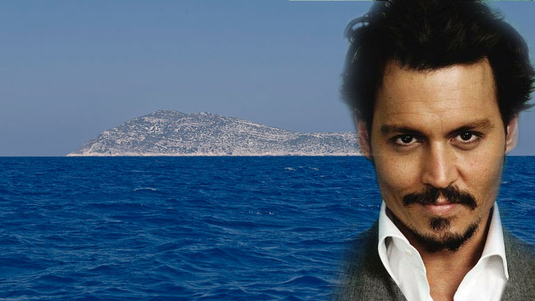 Ο Τζόνι Ντεπ εξαγόρασε ελληνική βραχονησίδα έναντι 4,2 εκατ. ευρώ