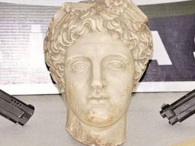 Μαρμάρινη κεφαλή του Ερμή βρέθηκε στην Τουρκία