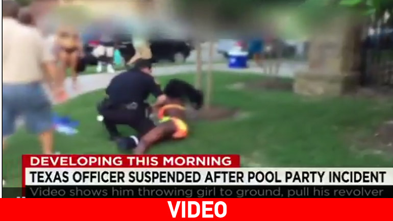 Αστυνομικός τέθηκε εκτός υπηρεσίας έπειτα από αδικαιολόγητη χρήση βίας σε «pool party» εφήβων Αστυνομικός τέθηκε εκτός υπηρεσίας έπειτα από αδικαιολόγητη χρήση βίας σε «pool party» εφήβων