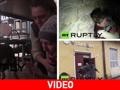 Καρέ-καρέ: Η στιγμή που οβίδα χτυπά εστιατόριο σε επαρχία της αν. Ουκρανίας Καρέ-καρέ: Η στιγμή που οβίδα χτυπά εστιατόριο σε επαρχία της αν. Ουκρανίας