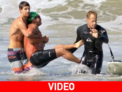 Επίθεση λευκού καρχαρία σε λουόμενο Επίθεση λευκού καρχαρία σε λουόμενο